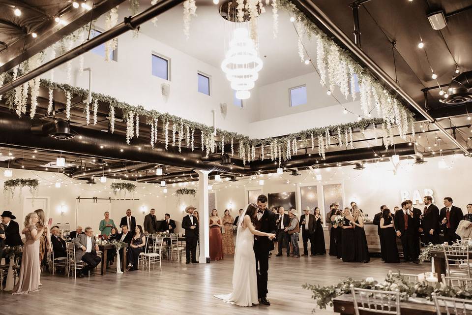 adorn events wedding venue in las vegas as seen from the interior